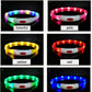 Silikonowa obroża dla psa LED z ładowaniem USB, świecąca obroża dla psa, antyzagubiona/bezpieczna przed wypadkiem samochodowym, obroża świetlna dla zwierząt domowych, akcesoria dla psów