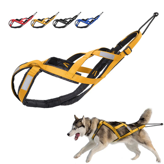 Waterproof Dog Sledding Reflective Harness