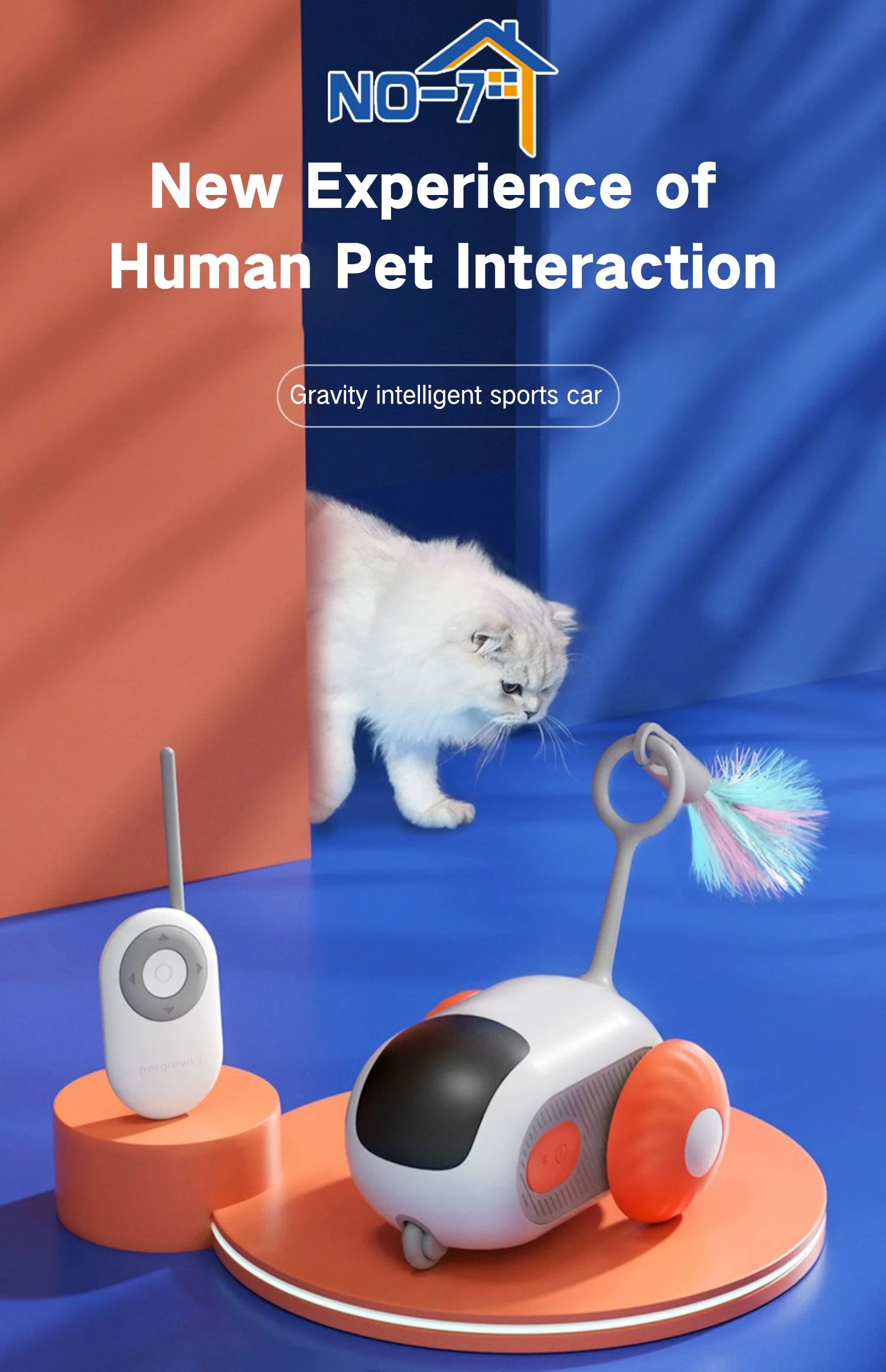 Smart Cat Toy Car