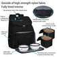 Pet Travel Bag Dog Cat Supplies Backpack, Water-resistent Diapers Food Travel Tote Backpacks Weekend Bags Accessories Set O