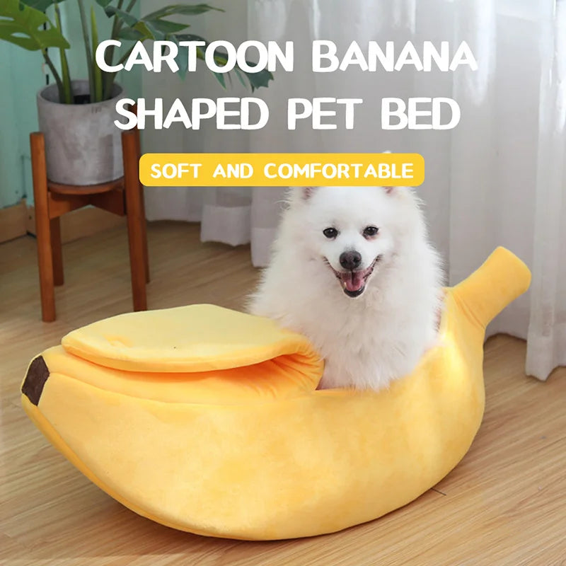 Funny Banana Cat Bed House