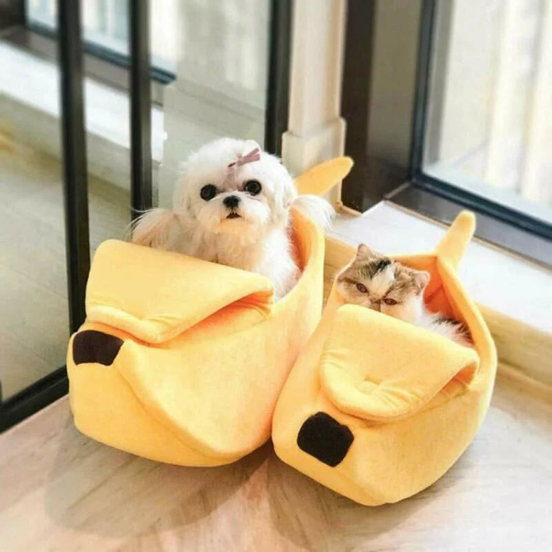 Funny Banana Cat Bed House