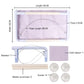 Foldable Cat Window Perch Bed Hammock Cat Window Wall Perch Hammock Seat with 4 Strong Suction Cups