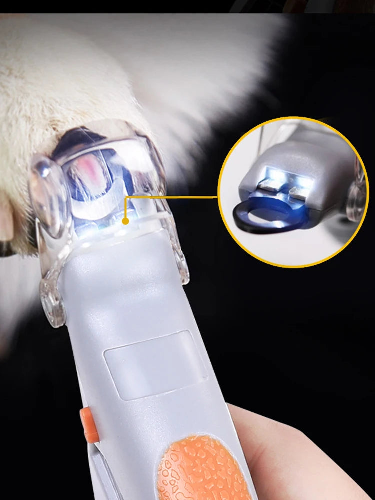 Professional Pet Nail Clipper with LED