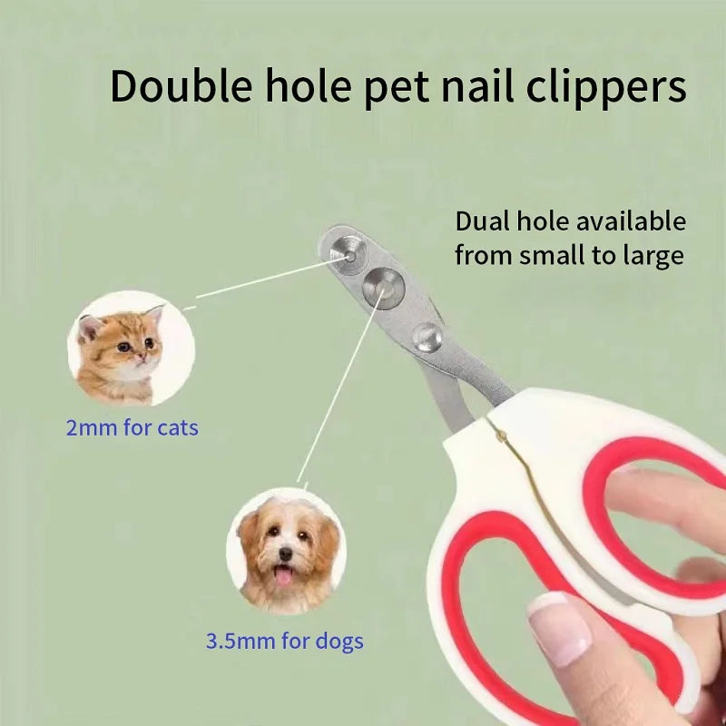 Professional Cat Nail Clippers for Small Cat Dog Stainless Steel