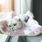 Foldable Cat Window Perch Bed Hammock Cat Window Wall Perch Hammock Seat with 4 Strong Suction Cups