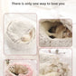 Autumn and Winter soft plush pet bed and pet bed Winter warm and cold plush comforter nest Shell cat nest semi-enclosed cat nest