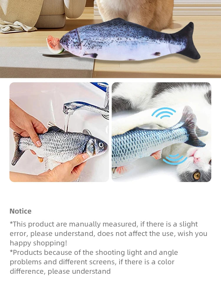 Cat Dog Toy Fish USB Charging Electric Floppy Simulation Fish